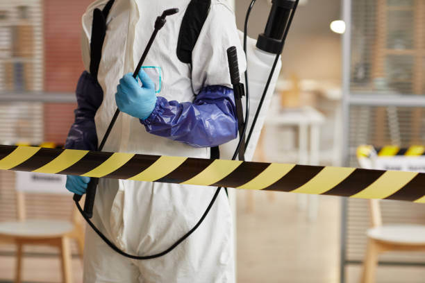 Professional Biohazard Cleanup technician working in Swanquarter, NC